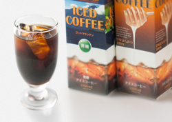 ゴッドマウンテンアイスコーヒー・品名表記ラベル